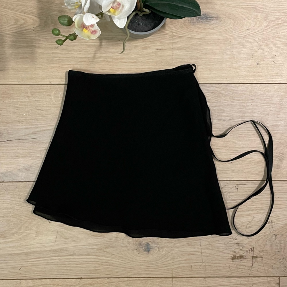 Black Wrap Ballet Skirt